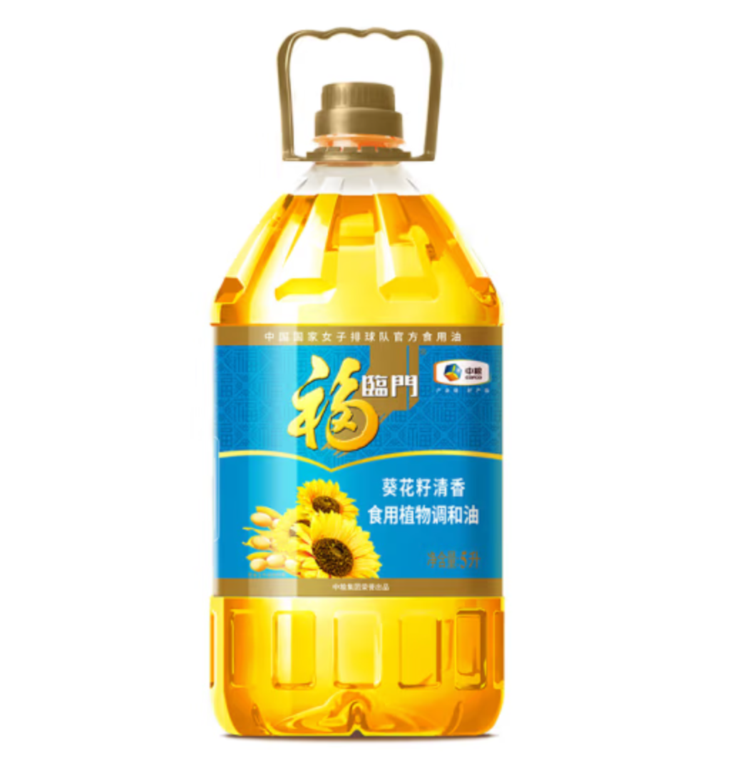 福临门/- 5L 食用油 食用油 葵花籽清香食用植物调和油5L 中粮出品